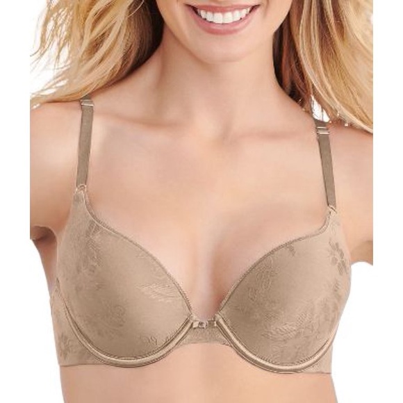 NWT Lilly of France convertible push-up bra 38D barely beige - Picture 3 of 7